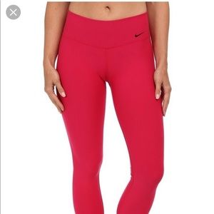 Red Nike leggings